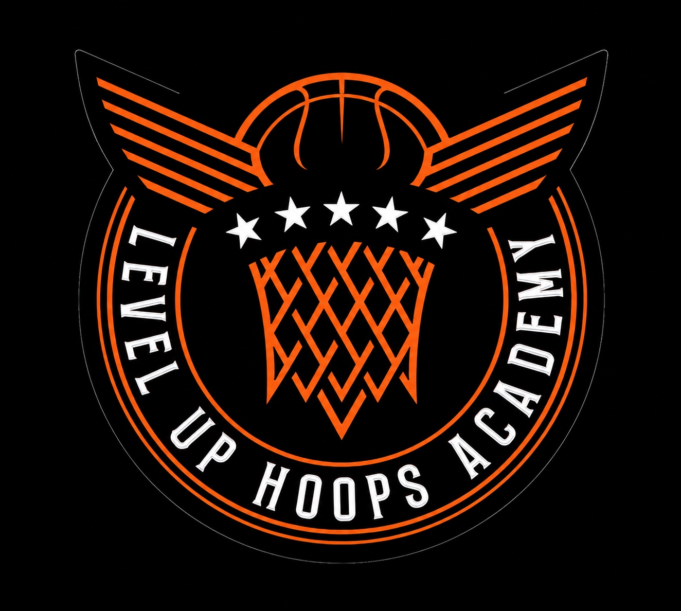 Level Up Hoops Logo
